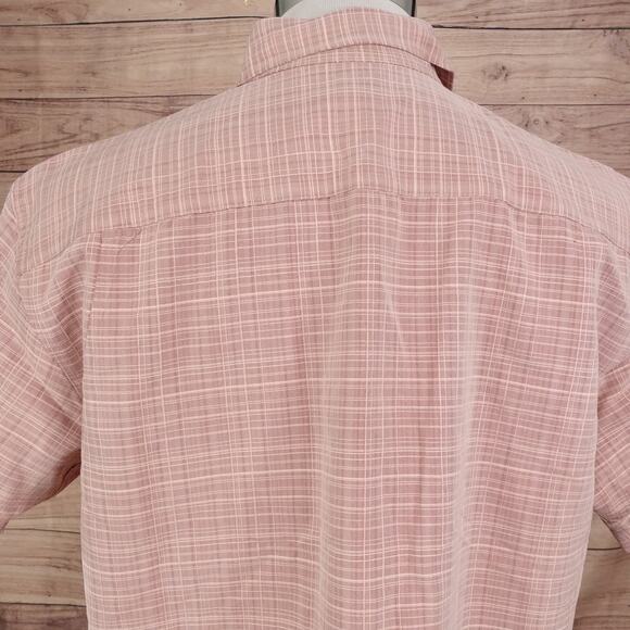 VAN HEUSEN RAYON BLEND SHORT SLEEVE BUTTON DOWN HAWAIIAN SHIRT MENS SZ L - Picture 5 of 7